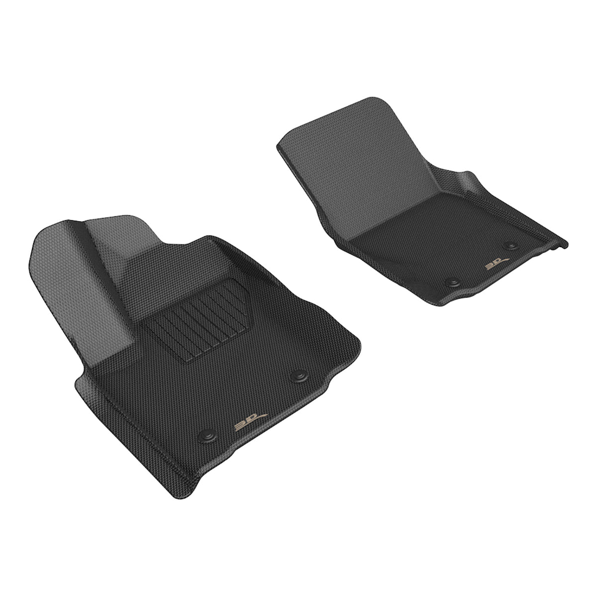 3D MAXpider L1TY31511509: Toyota Tacoma Extended Cab 2024 Kagu Black - Front Row