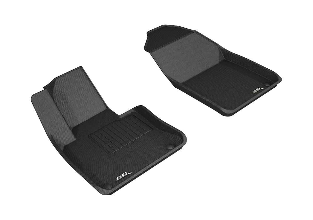 3D MAXpider L1VV02501509 Floor Mat (Volvo Xc60 2018 Kagu Black ) - Front Row