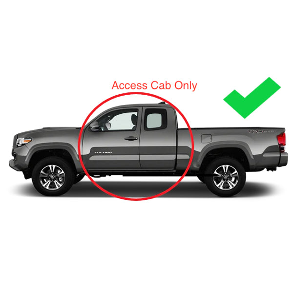 U-Guard 4.25 in. Premium Oval Side Steps | SPN-4201BK | for 2005-2023 Toyota Tacoma Access Cab