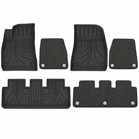 U-Guard Floor Mats with Carpet Inserts for Tesla Model 3 2024-2027