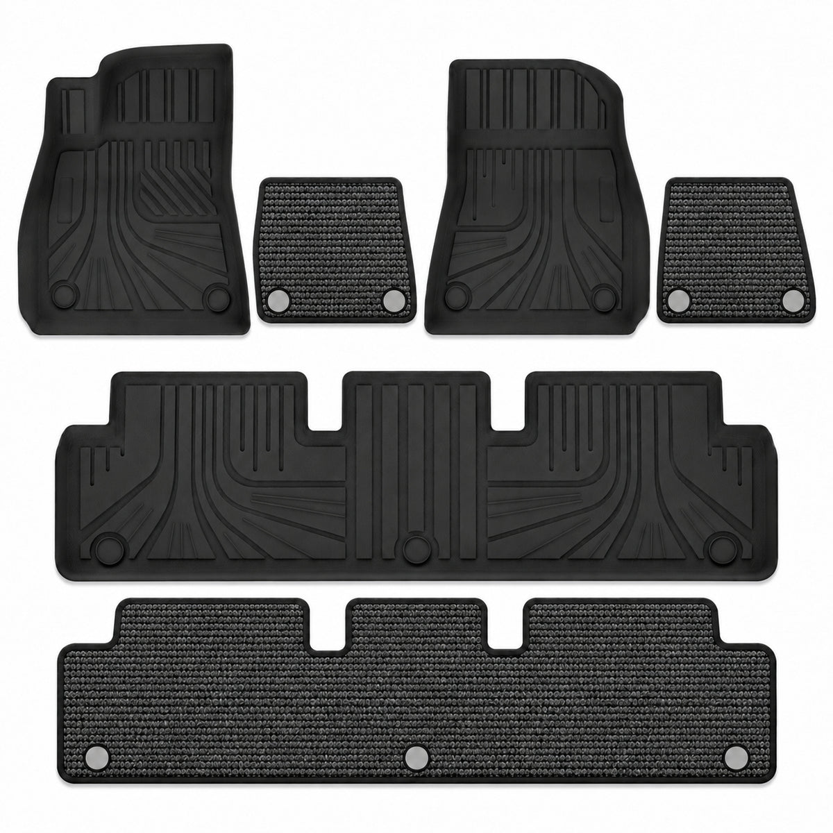 U-Guard Floor Mats with Carpet Inserts for Tesla Model 3 2019-2022