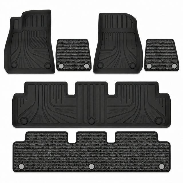 U-Guard Floor Mats with Carpet Inserts for Tesla Model 3 2019-2022