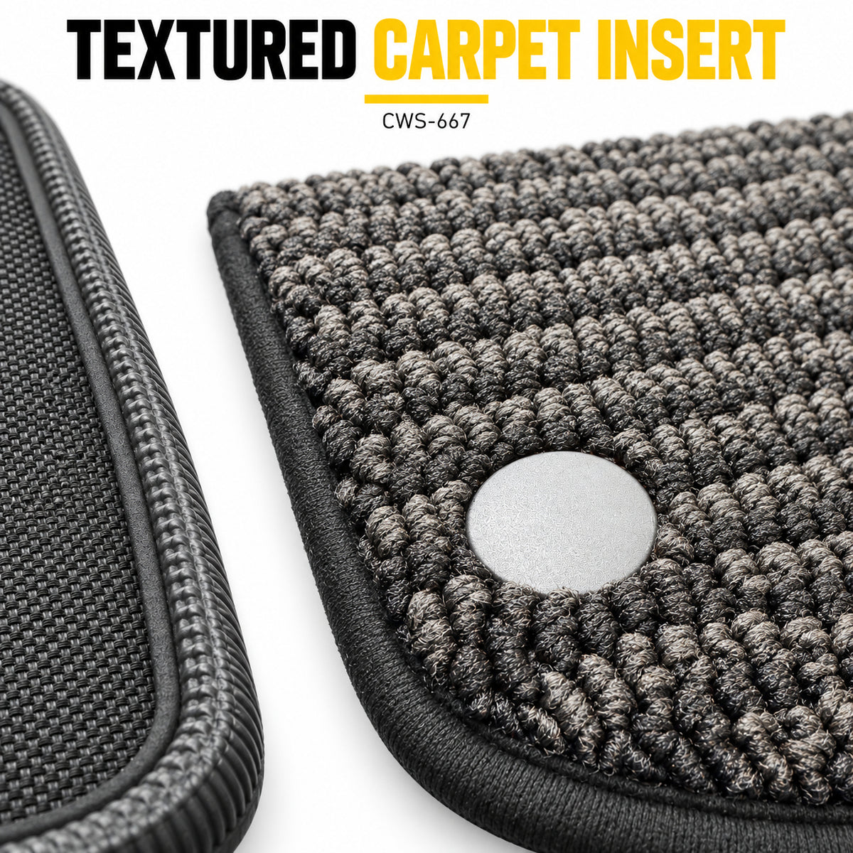 U-Guard Floor Mats with Carpet Inserts for Tesla Model Y RWD 2026-2027