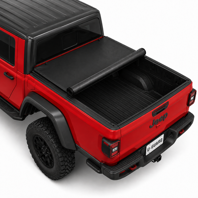 U-Guard Overland Series Soft Roll-Up Tonneau Cover (Jeep Gladiator 2020-2027 5 Ft. Bed)