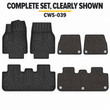 U-Guard Floor Mats with Carpet Inserts for Tesla Model Y 2025-2027