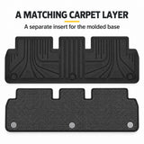 U-Guard Floor Mats with Carpet Inserts for Tesla Model 3 2019-2022