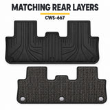 U-Guard Floor Mats with Carpet Inserts for Tesla Model Y RWD 2026-2027