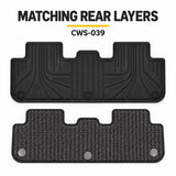 U-Guard Floor Mats with Carpet Inserts for Tesla Model Y 2025-2027