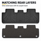 U-Guard Floor Mats with Carpet Inserts for Tesla Model Y 2021-2024