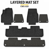 U-Guard Floor Mats with Carpet Inserts for Tesla Model Y 2025-2027