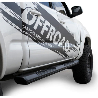U-GUARD 5" Matte Black Powder-Coated Aluminum Running Boards | SX-5101 | for Nissan Frontier Crew Cab 05-23