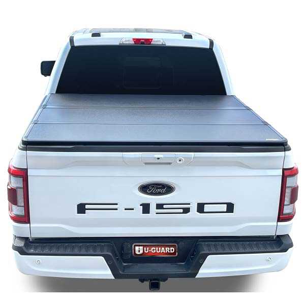 U-Guard Hard Tri-Fold Tonneau Cover | HTF-5101 | for 05-23 Nissan Frontier 5ft Bed (With Utility Track)