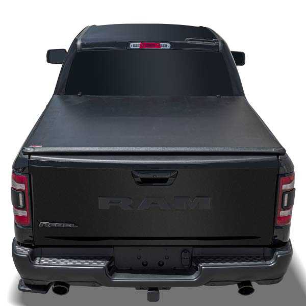 U-Guard Soft Tri-Fold Tonneau Cover | STF-3323 | for 09-18 Dodge Ram 1500 (Excl. Rambox) (Including 19-23 Ram Classic) 5'7" Bed