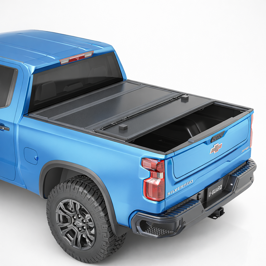 U-Guard Low Profile Flip up Tonneau Cover (Chev / GMC Silverado / Sierra 1500 2019-2025 6'6" Bed)