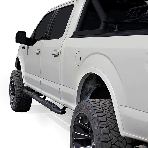 U-Guard 4.25 in. Premium Oval Side Steps | SPN-1306BK | for 2015-2022 Chevy Colorado Extended Cab