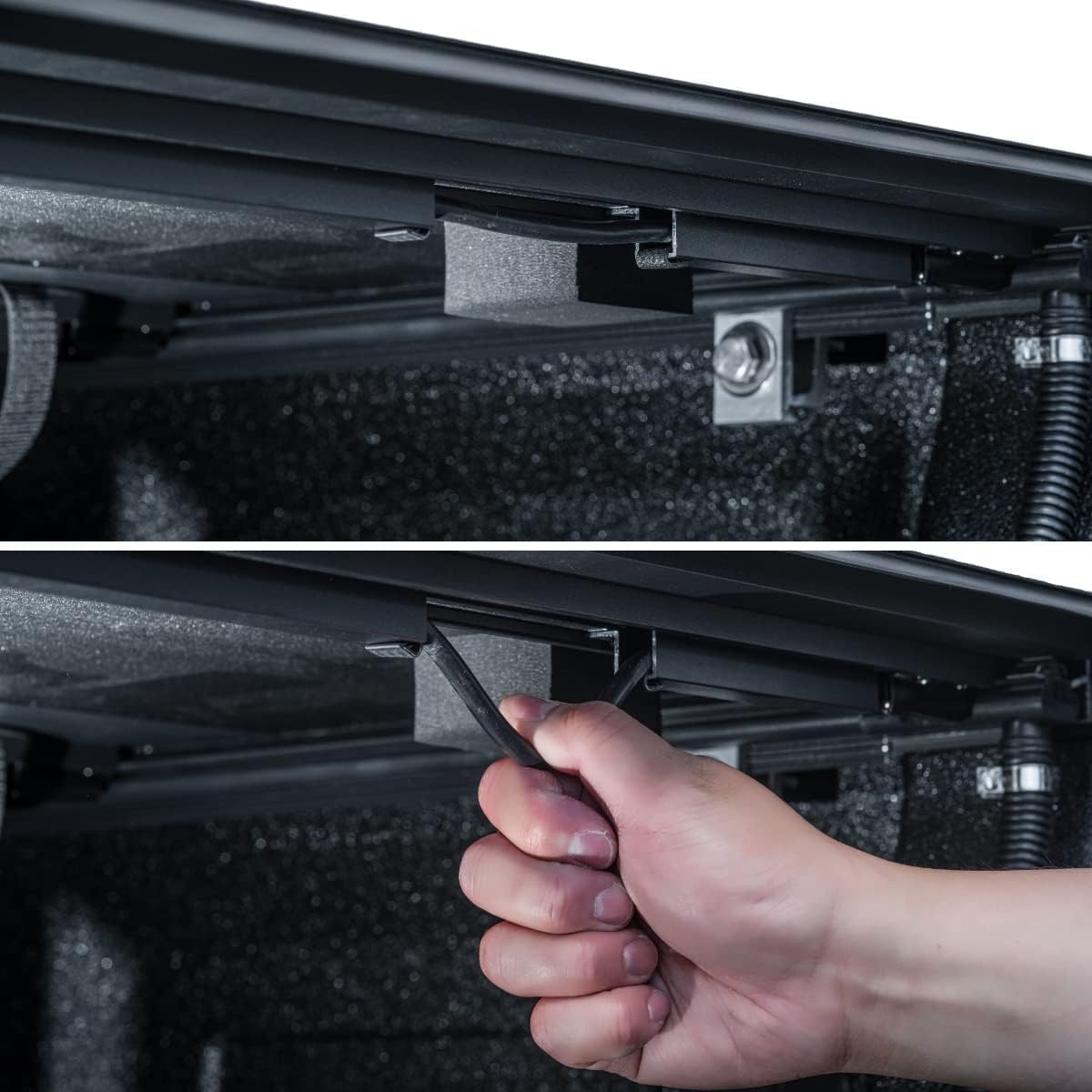 U-Guard Low Profile Flip up Tonneau Cover (Ford Super duty F250 / F350 2017-2025 6'9" Bed)