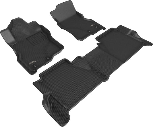 3D MAXpider Custom Fit Floor Liner Black for 2022-2023 NISSAN FRONTIER Crew Cab Only