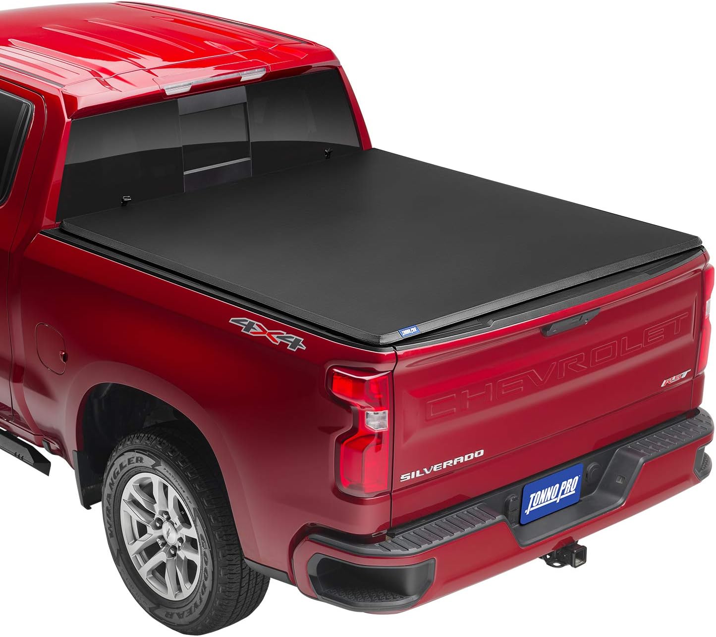 Tonno Pro Soft Tri-Fold Tonneau Cover |42-100 | for 88-07 Chevy/GMC Full Size Standard Short Bed 6.6'ft (Not Stepside) (07 Classic Body) TonnoFold Cover