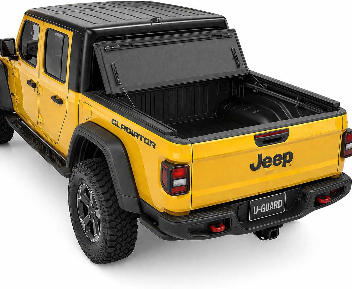 U-Guard Low Profile Flip up Tonneau Cover (Jeep Gladiator 2019-2025 5' Bed)