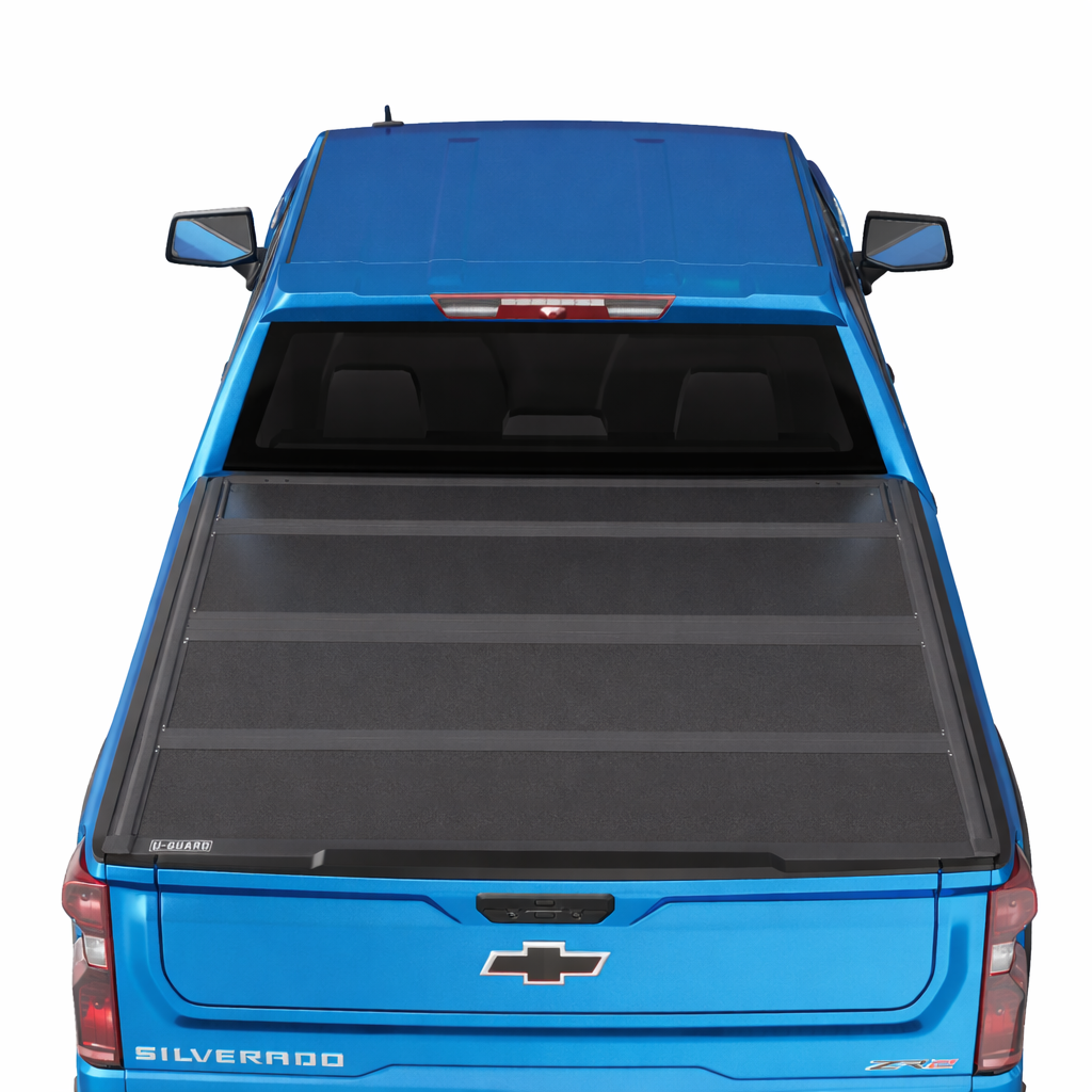 U-Guard Low Profile Flip up Tonneau Cover (Chev / GMC Silverado / Sierra 1500 2019-2025 6'6" Bed)
