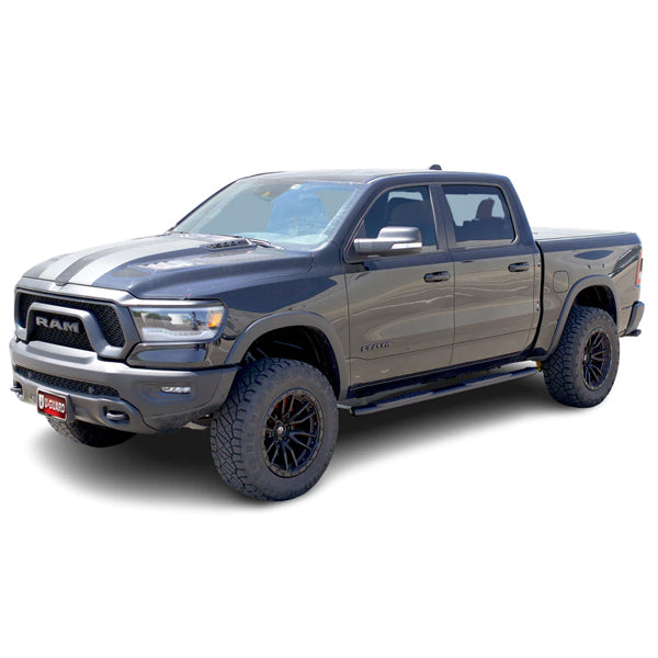 U-Guard 4.25 in. Premium Oval Side Steps | SPN-3324BK | for 2019-2023 RAM 1500 New Body Style Quad Cab