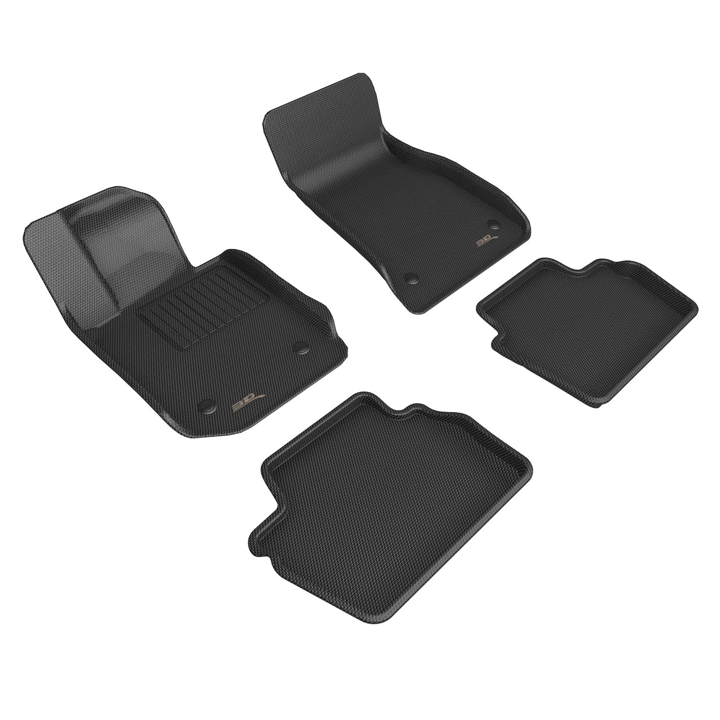 3D MAXpider Custom Fit Floor Liner Black for 2021-2023 BMW 4 SERIES (G20)