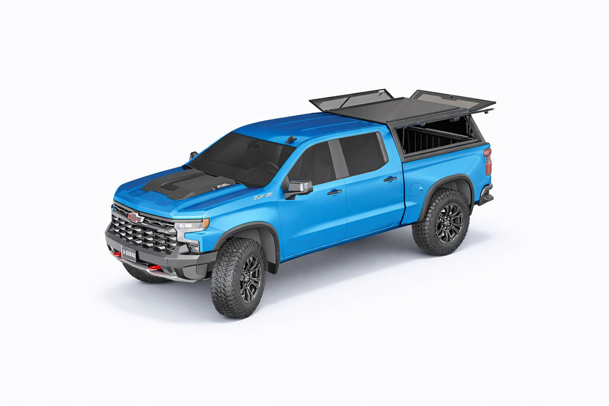 U-Guard Overland Series EL Cap (Chev / GMC - Silverado / Sierra 2019-2025 5'8" Bed) Truck Bed Cap