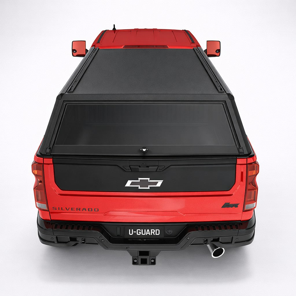 U-Guard Overland Series EL Cap (Chev / GMC -Silverado / Sierra 2500/3500 HD 6'9" Bed) Truck Bed Cap