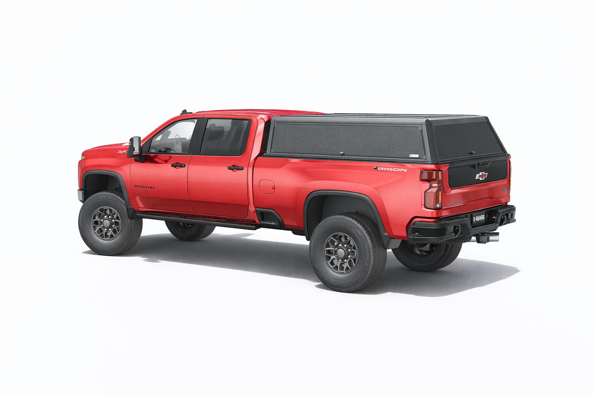 U-Guard Overland Series EL Cap (Chev / GMC -Silverado / Sierra 2500/3500 HD 6'9" Bed) Truck Bed Cap