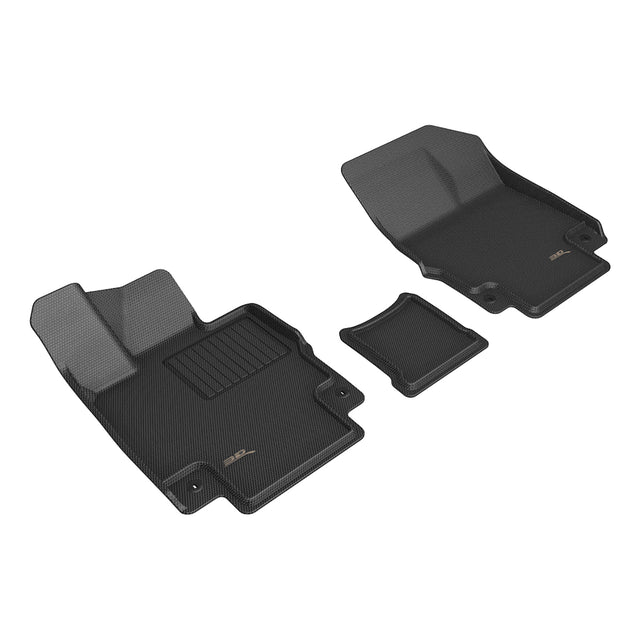 3D MAXpider Custom Fit Kagu Floor Mat (Black) Compatible with Genesis GV60 2023-2026 - Front Row