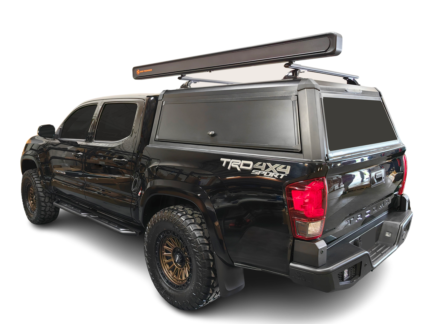 U-Guard Overland Series EL CAP Premium Aluminum Pickup Truck Bed Cap Compatible with 2022-2024 Toyota Tundra 5.5' Bed