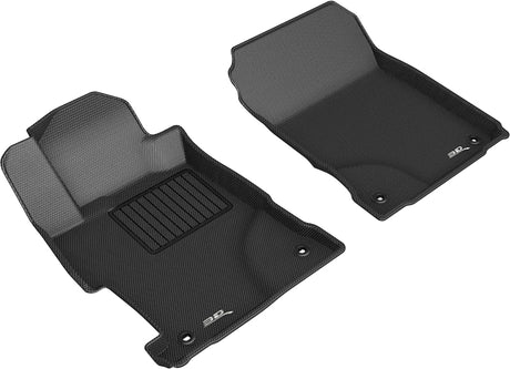 3D MAXpider Custom Fit All-Weather Floor Mat for Select Acura ILX Models - Kagu Rubber (Black) 2013-2022 - Front Row