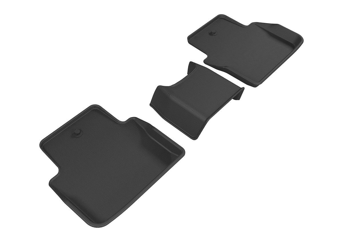 3D MAXpider L1AC00921509 Black Floor Mat for Select Acura TLX Models ( Custom Fit All-Weather) 2015-2020 - Second Row