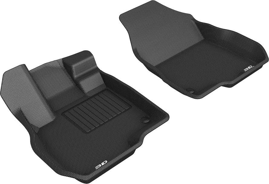 3D MAXpider Custom Fit Kagu Floor Mat (Black) Compatible with Acura RDX 2019-2024 - Front Row