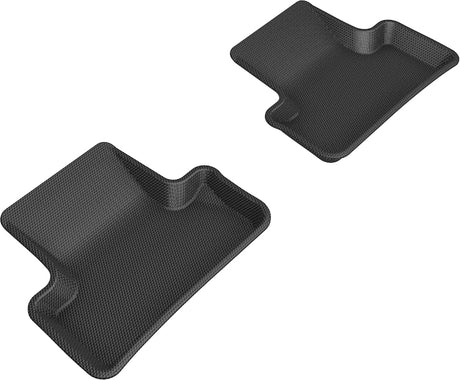 3D MAXpider Custom Fit All-Weather Floor Mat for Select Audi Q5 Models - Kagu Rubber (Black) 2009-2017 - Second Row