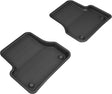 3D MAXpider Custom Fit Kagu Floor Mat (Black) Compatible with Audi A6 2012-2018 / Audi A7 2012-2018 - Second Row