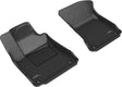 3D MAXpider Custom Fit Kagu Floor Mat (Black) Compatible with Audi A8 2011-2018 - Front Row