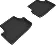 3D MAXpider Custom Fit Floor Mat for Select Audi A3/S3 Models - Kagu Rubber (Black) 2015-2020 - Second Row