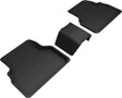 3D MAXpider Custom Fit All-Weather Floor Mat for Select Audi Q3 Models - Kagu Rubber (Black) 2015-2018 - Second Row