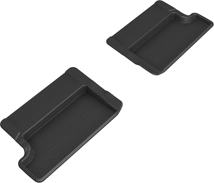 3D MAXpider Custom Fit All-Weather Floor Mat for Select Audi TT Models - Kagu Rubber (Black) - Second Row