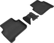 3D MAXpider Custom Fit Kagu Floor Mat (Black) Compatible with Audi Q3 2019-2024 - Second Row