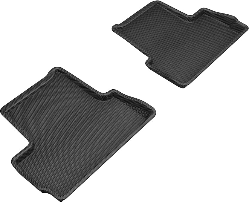 3D MAXpider Custom Fit All-Weather Floor Mat for Select Buick Verano Models - Kagu Rubber (Black) 2012-2017 - Second Row