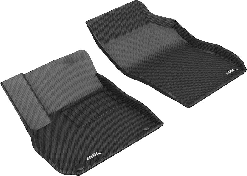 3D MAXpider Custom Fit Kagu Floor Mat (Black) Compatible with Buick Lacrosse 2017-2019 - Front Row