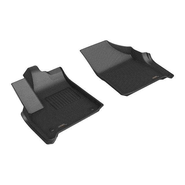 3D MAXpider Custom Fit Kagu Floor Mat (Black) Compatible with Buick Enclave 2018-2024 - Front Row