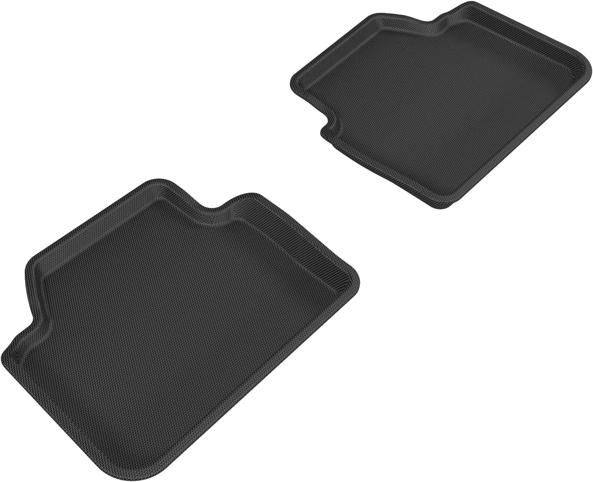 3D MAXpider Custom Fit All-Weather Floor Mat for Select BMW 3 Series Sedan (E90) Models - Kagu Rubber (Black) - Second Row