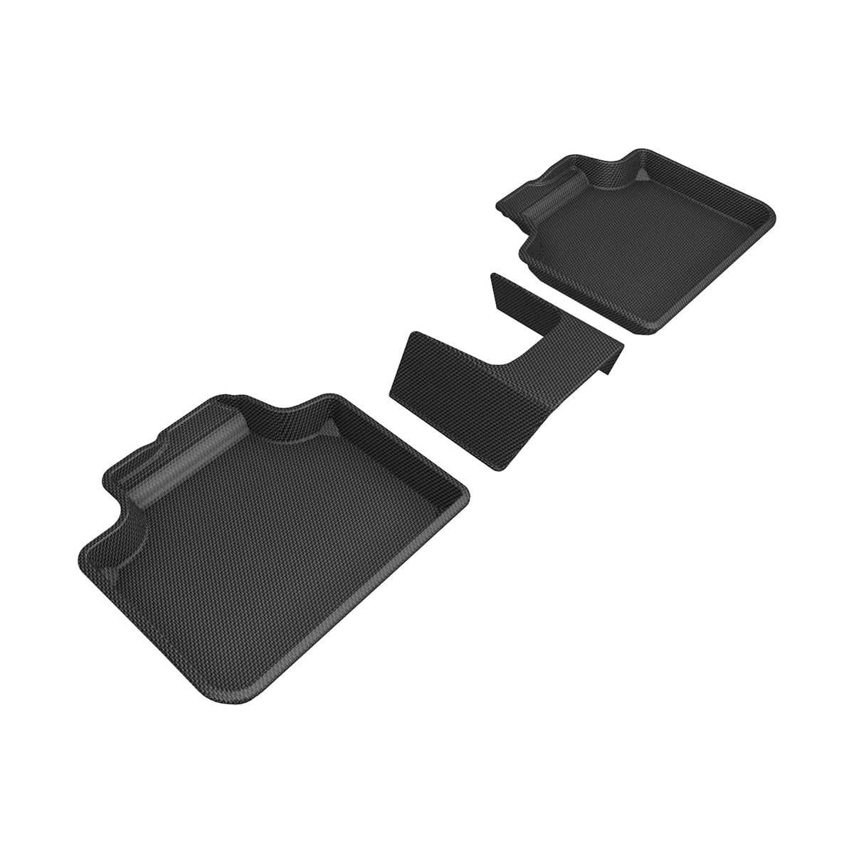 3D MAXpider L1BM12621509: BMW X1 2023-2024 Kagu Black - Second Row