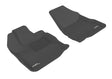 3D MAXpider Custom Fit All-Weather Floor Mat for Select Chevrolet Equinox/GMC Terrain Models - Kagu Rubber (Black) 2010-2017 - Front Row