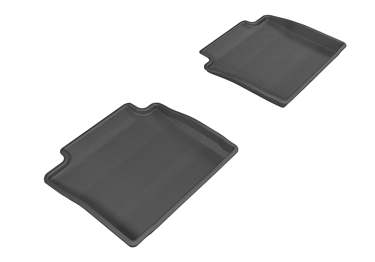 3D MAXpider Custom Fit All-Weather Floor Mat for Select Chevrolet Impala Models - Kagu Rubber (Black) - Second Row