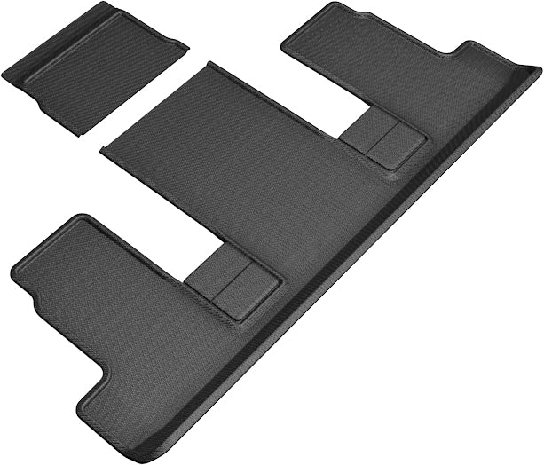 3D MAXpider Custom Fit Kagu Floor Mat (Black) Compatible with Buick Enclave 2018-2024 / Chevrolet Traverse 2018-2024 - 3rd Row