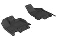 3D MAXpider Custom Fit All-Weather Floor Mat for Select Dodge Grand Caravan Models - Kagu Rubber (Black) 2008-2020 - Front Row